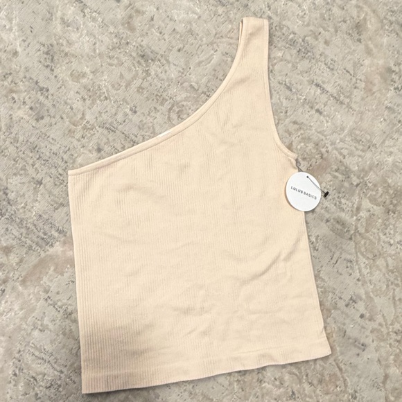 Lulus Basics One Shoulder Tank - Picture 2 of 4